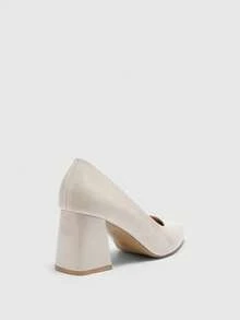 CUCCOO BIZCHIC Tacones altos elegantes de punta fina para uso diario - Chantilly - Ver 9