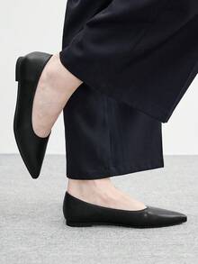 CUCCOO BIZCHIC 女士尖头休闲通勤百搭时尚鞋 - 黑色 - 查看 5