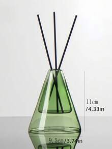 Cirelle Minimalist Refillable Diffuser Bottle - Empty Glass Vessel For Essential Oils, Elegant Home & Office Decor - Multicolor - View 3