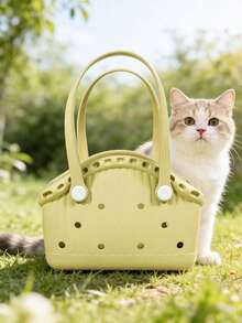 PETSIN 1 Piece Multi-Functional Pet Waterproof DIY Handbag Soft And Easy To Clean Large Capacity DIY Bag Portable Handbag Pet Supplies