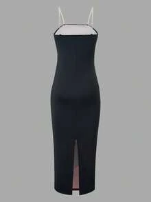 少女甜美简约风连衣裙，线条柔和，穿着舒适，适合校园、日常及外出等场合，春季必备 - 彩色 - 查看 3