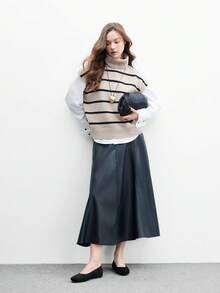 CUCCOO BIZCHIC 女士纯色休闲百搭平底鞋 - 黑色 - 查看 6