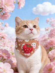 PETSIN 1 可爱宠物项圈；宠物针织项圈；猫咪围兜；狗狗围裙；宠物配饰；宠物用品 - 彩色 - 查看 10