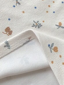 SHEIN Playful Pals Bộ 5 món đồ bé trai, áo dệt kim vân nổi ngắn tay cổ tròn & quần short lưng thun, phong cách thường ngày mùa hè, màu xanh, đồ gia đình đồng bộ cho bé chập chững 3T, từ 6 tháng - 3 tuổi - Nhiều màu - Xem 6