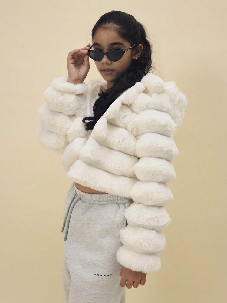 Hooded Teddy Bear Sherpa Jacket