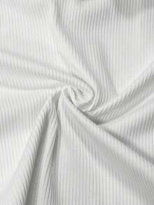 Franclia Petite 2025夏季新款白色Polo领无袖针织背心，性感修身短款背心，纽扣装饰，简约时尚修身Polo衫，优雅休闲女式上衣，女士办公上衣，最新款女式上衣，女士背心，女士白色上衣，女士上衣和衬衫，职业衬衫，工作服，女士办公领上衣，优雅女式上衣，可爱上衣 - 白色 - 查看 5