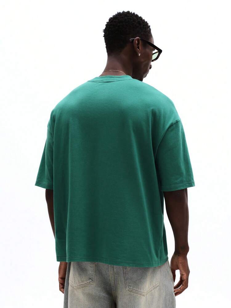 Camiseta de gola redonda com estampa gráfica da Arábia Saudita