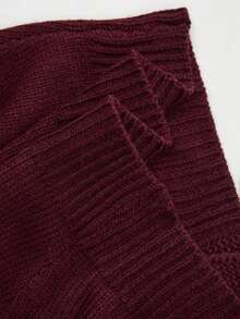 Easithlete Women's Bow Tie Cardigan, Sweet And Versatile Sweater - Maroon - View 6