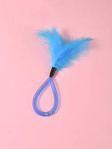 PETSIN 1 Piece Pet Feather Teaser Wand Toy; Pet Bell Cat Toy; Pet Self-Entertainment Toy To Relieve Boredom; Pet Supplies - Multicolor - View 7