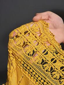 Veslaya 2026 Spring/Summer New Arrivals: Music Festival, Easter, St. Patrick's Day, Western Style, Nomadic Style, Birthday Party Attire, Graduation Season, Preppy Style, Student Wear, Casual Outings, Basic An - Yellow - View 8