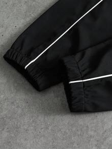 PAVTROS Men's Stand Collar Zip Front Casual Loose Jacket