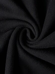 ROMWE Kawaii Pantalon évasé en dentelle et nœud pour femmes grandes tailles - Prune - Voir 4