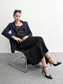 CUCCOO BIZCHIC 新款百搭尖头女式高跟鞋 - 墨黑色 - 查看 6