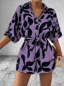 Chiquease Women's Fashionable Striped Batwing Jumpsuit, Summer - Multicolor - View 3