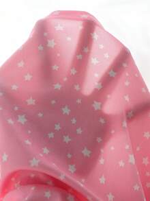 6pcs/Set Girls' Cute Cartoon Print Short Sleeve & Long Pants Knit Snug Fit Pajamas Homewear Set - Multicolor - View 8