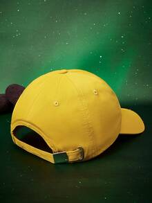 Rick and Morty X SHEIN 可调节水洗卡通刺绣棒球帽