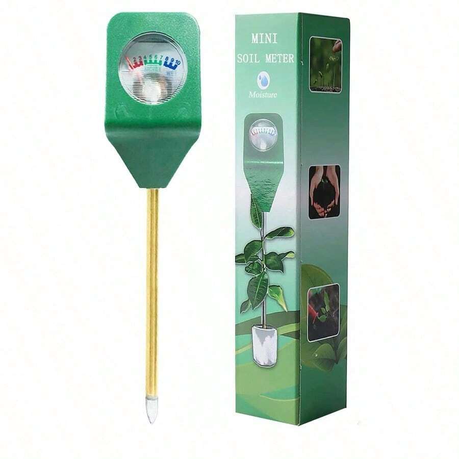 Soil Sensor Tester Plant Water Monitor Soil Plant Moisture Meter Soil Hygrometer Sensor For Garden Lawn Farm Indoor Outdoor No Battery Required - Army Green - View 1