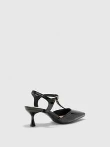 CUCCOO BIZCHIC Sandales à talons pour femmes - Noir - Voir 9
