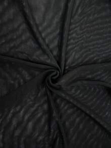 WENEZON Men's Sheer Mesh Sleeveless Shapewear Top - Black - View 8