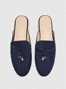 CUCCOO BIZCHIC Women's Casual Slip-On Flat Athletic Sneakers Valentine's Day - Royal Blue - View 2