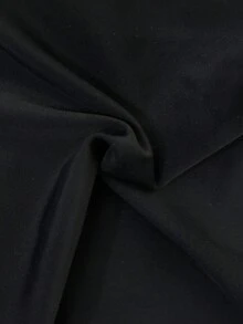 Manfinity Swimmode 男士弹力腰带撞色休闲三角泳裤 - 黑色 - 查看 6