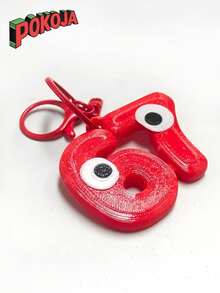 POKOJA LAND - SELECTS 67 Partner Keychain With Vivid Eyes | Durable Plastic, Multi-Color Options, Fun Design, Fine Carving, Snap Hook Closure, Suitable For Bags, Backpacks, Or Display Birthday Gifts Spring To Summer - Multicolor - View 18