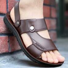 Sandals For Men - 棕色 - 查看 1