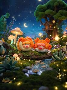 POKOJA LAND Blind Box (Non-Plush Filling),Chunyu Constellation Family Box - 12 Regular Models + 1 Hidden Model, Desk Decoration Item And A Unique Gift Specially Prepared For Collectors. ,Suitable As Gift For Friends - Tide play blind box - View 3
