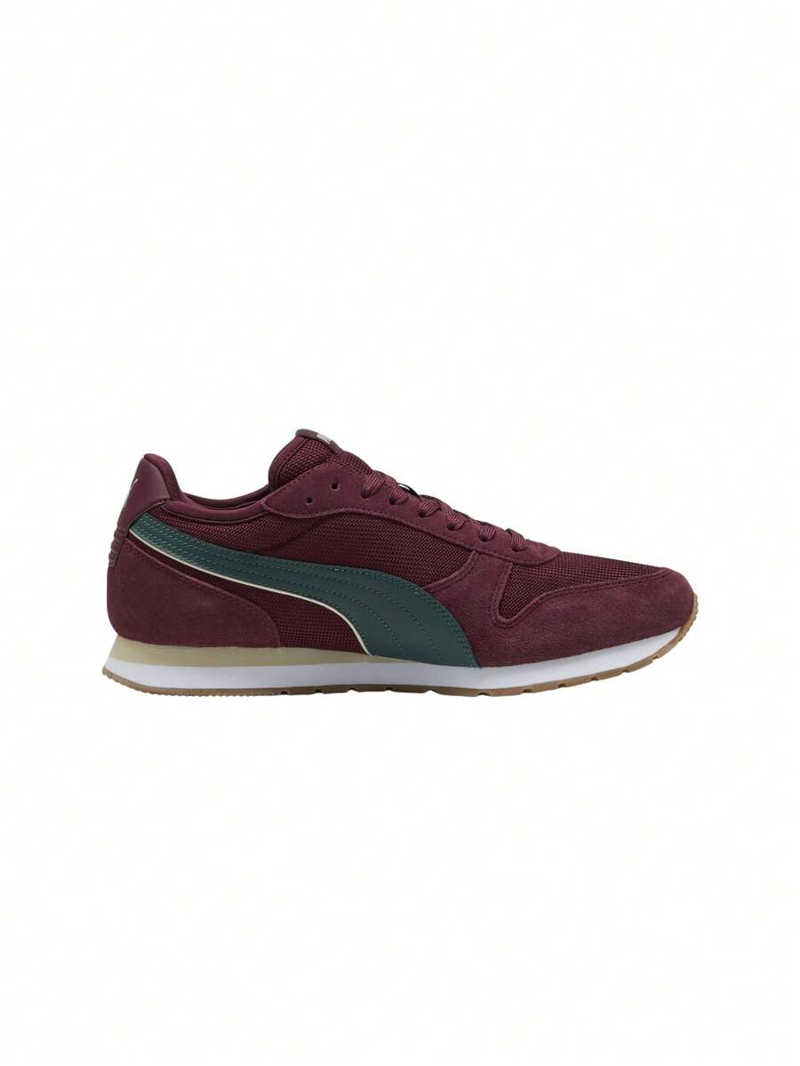 Puma St Miler Unisex Sneaker Red / Green Terrain / Desert Dust / Gum 401622 - Red - View 1