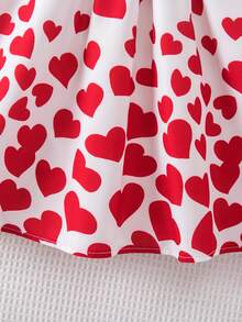 女童短袖罗纹网纱圆领夏季公主风休闲连衣裙，配腰带