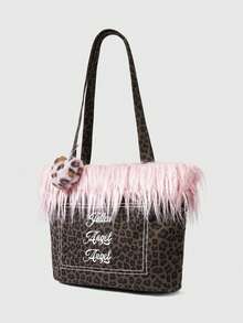 ROMWE Kawaii Women Tote Bags - White silk screen - View 2