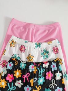 6件套女婴甜美可爱上衣短裤套装，舒适百搭的夏季服装，适合0-3岁婴幼儿，可用于室内、室外、日常穿着、玩耍、派对、拍照、度假等场合。 - 彩色 - 查看 3