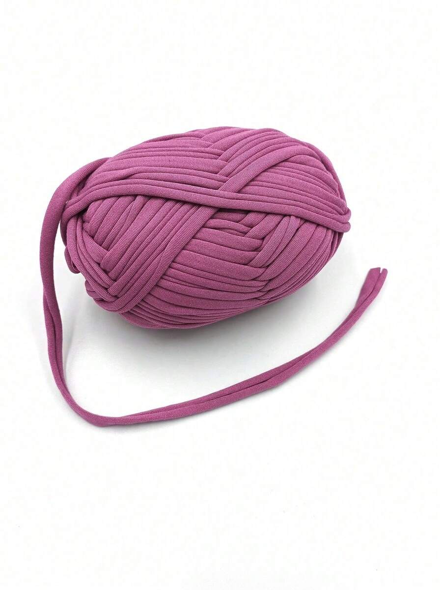 1pc Cloth String For Diy Weaving Bags, Toys, Shoes, Carpets, Storage Baskets - fuchsia - View 1
