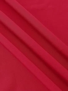 Franclia 女士优雅红色珍珠吊带系腰阔腿连体裤，春夏款 - 紅色 - 查看 8