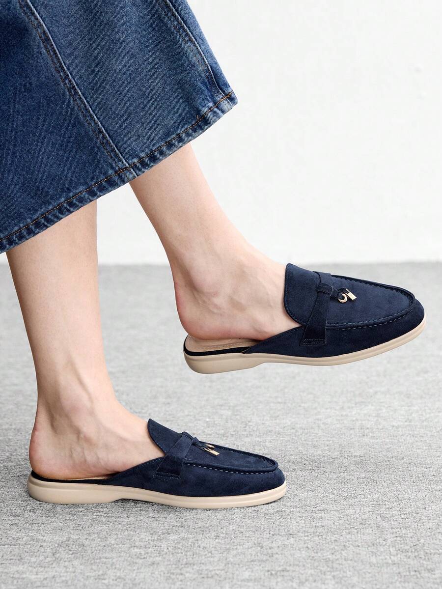 CUCCOO BIZCHIC Women's Casual Slip-On Flat Athletic Sneakers Valentine's Day - Royal Blue - View 1