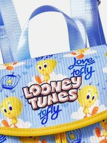 LOONEY TUNES X SHEIN Ba lô in hình cho bé gái - Màu vàng - Xem 3