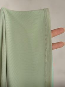 MaterniChic Maternity Clothes Maternity  Dress Summer Pregnant Clothes Green Maternity Dress, High-Elasticity, Off-Shoulder, Gathered, Long Dress, Comfortable And Elegant For Valentine's Day - Green - View 7