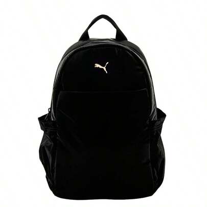 Puma Up Women Rucksack Small Black-Metallic Gold Logo