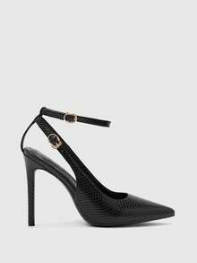 CUCCOO BIZCHIC 新款百搭尖头女式高跟鞋 - 純黑色 - 查看 2