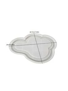 1个不对称硅胶托盘模具，水晶树脂模具，镜面，不对称云朵托盘，硅胶模具，家居装饰，返校季 - 硅膠模具 - 查看 8