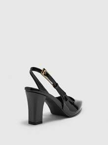 CUCCOO BIZCHIC 经典尖头优雅高跟鞋，适合工作和休闲场合穿着。 - 黑色 - 查看 9