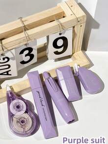 6片/套渐变方形修正带，简约时尚，学生必备，便携开学季 - 彩色 - 查看 7