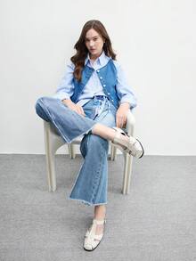 CUCCOO BIZCHIC Giày sandal đế mềm thoải mái, mũi kín, kiểu dáng La Mã, dệt thủ công, mùa hè, kiểu retro mới, mũi vuông, khoét rỗng, kiểu lồng heo cho nữ. - Màu be - Xem 6
