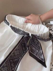 Resyla 女士休闲高腰阔腿宽松裤