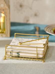 Cirelle Cafe/Hotel/Restaurant Napkin Holder - Creative Tabletop Paper Dispenser For Commercial Buffet Settings - Multicolor - View 7