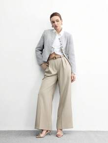 CUCCOO BIZCHIC Giày sandal cao gót thời trang dành cho nữ với thiết kế khóa cài, sandal cao gót thích hợp cho các buổi tiệc và liên hoan. - Màu be - Xem 5