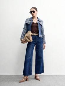 CUCCOO BIZCHIC 女士时尚杏色金属搭扣装饰粗跟鞋，经典简约设计，适合通勤、约会、派对、度假、婚礼等场合。 - 駝色 - 查看 6