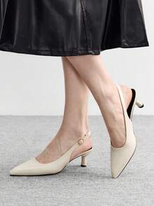 CUCCOO BIZCHIC Tacones para mujer - Beis - Ver 5