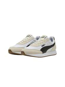 Puma R78 Lightwind Men Sneaker White 400267 - White Black Beige - View 4
