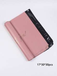 30个新材料粉色感谢普通袋，现代运输多用途防水袋，办公室，学校服装包装电子商务物流快递包装袋自粘袋防水袋粉色，毕业季教师礼物，趣味礼物婚礼季包装礼品袋生日派对团队包装。适用于办公室装饰办公用品 - 粉色 - 查看 20